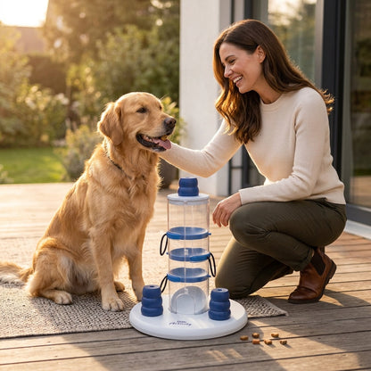Dog Puzzle Tower Interactive Toy for Mental Stimulation