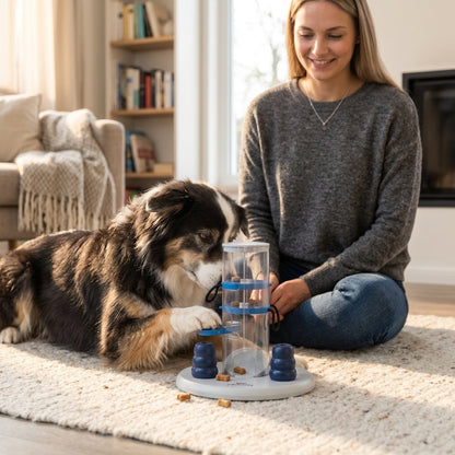 Dog Puzzle Tower Interactive Toy for Mental Stimulation